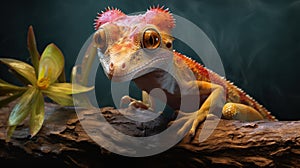Gekko gecko, the tokay gecko lizard